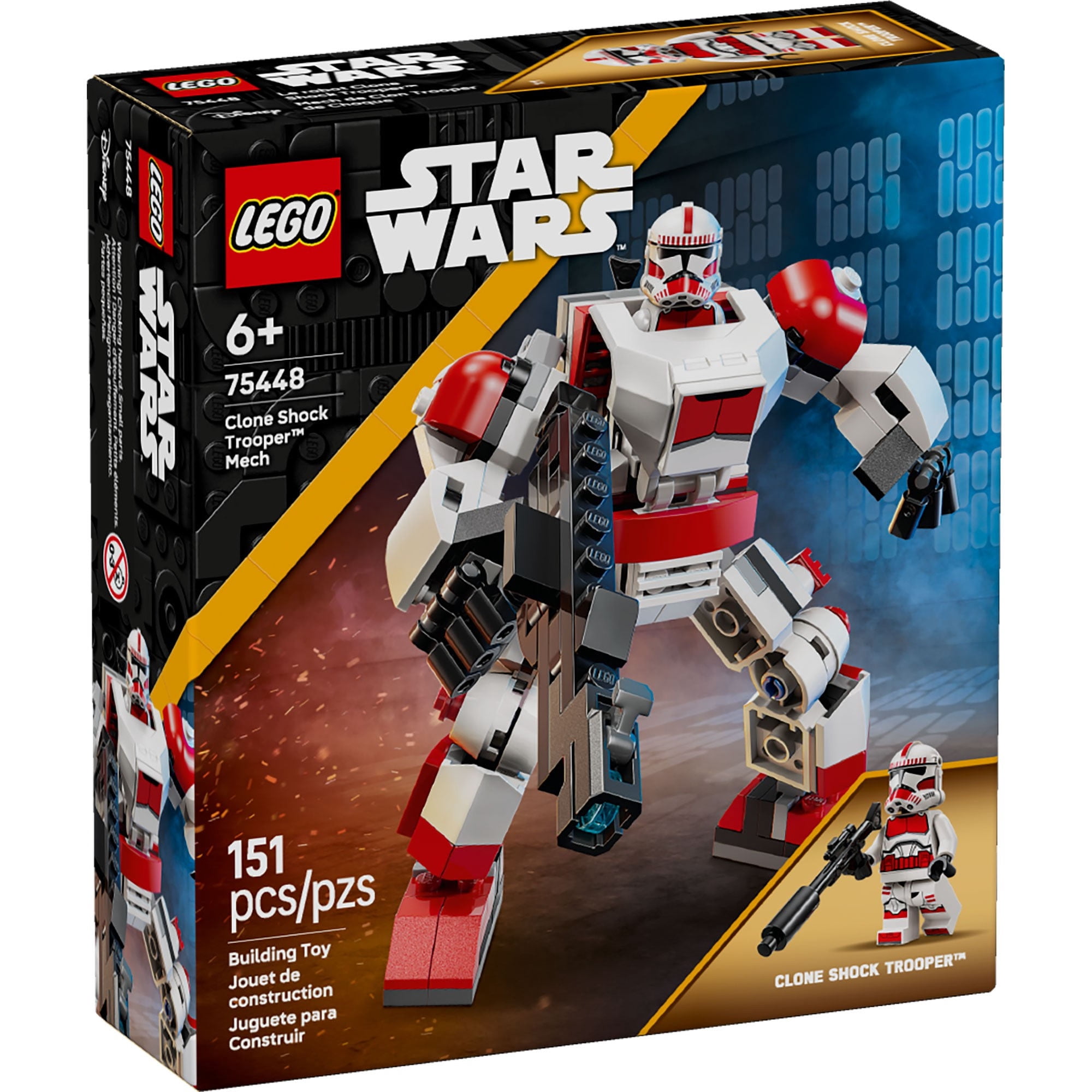 Lego Mech De Clon Trooper De Choque