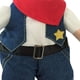 thumbnail image 3 of Disfraz De Vaquero Con Sombrero Para Gato Y Perro Pequeño Color Azul, 3 of 9