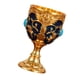 thumbnail image 3 of Copa Decorativa Magideal Cáliz Medieval 30 ml Azul Dorado, 3 of 5