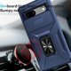 thumbnail image 4 of Funda Armada para Google Pixel 7A con Tapa Deslizante y Soporte Magnético Giratorio Azul, 4 of 5
