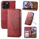 thumbnail image 1 of Funda Flip FOXDOCK para iPhone 15 Pro Max , Estilo Billetera con Diseño Rombo, Correa de Mano y Soporte, Uso Diario, 1 of 6