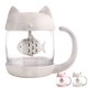 thumbnail image 1 of Taza de té BignoseDeer, bonita taza de vidrio con infusor de pescado, 250 ml, 1 of 8