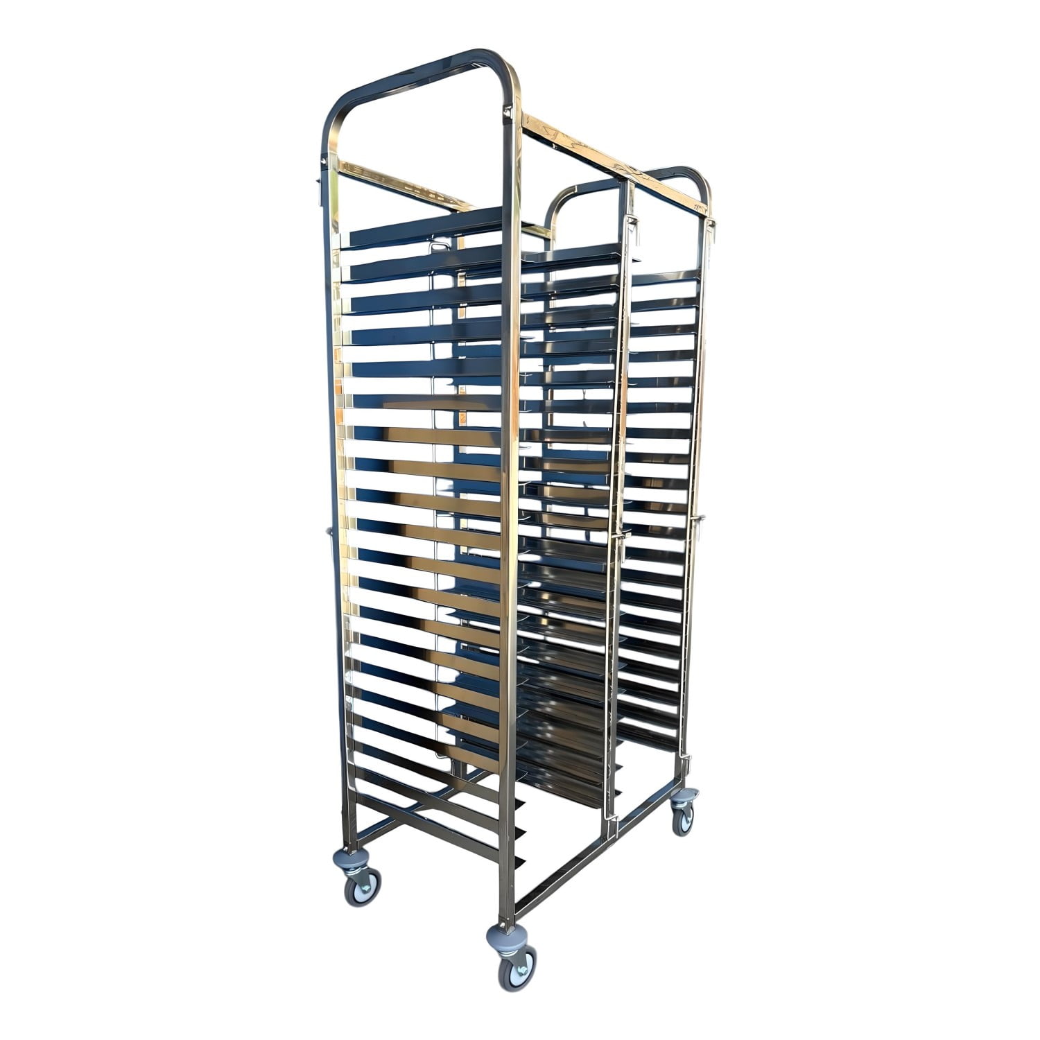 Prochef - Carro Bandejero Acero Inox. 40 Bandejas Casino 35x45 Cm.