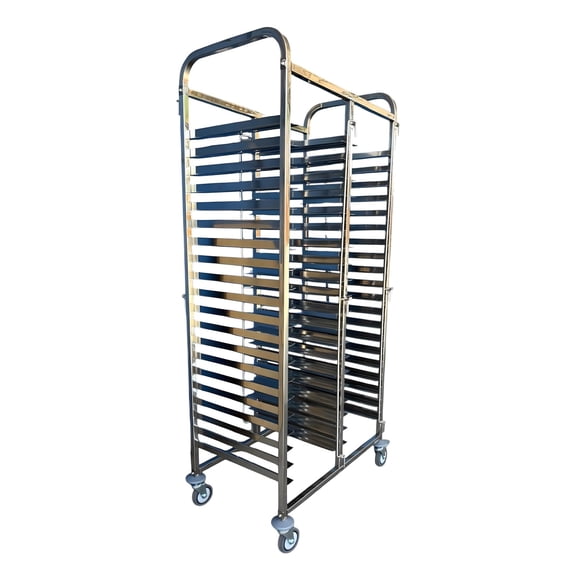 Carro Bandejero Acero Inox. 40 Bandejas Casino 35x45 cm.