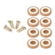 thumbnail image 2 of Piernas De Muebles Pierna De Hierro Piernas Para El Hogar DIY Mid-Century Coffee Coffee Coffee Light Brown 25mm, 2 of 5