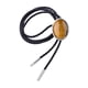 thumbnail image 3 of Corbata de bolo occidental retro, corbata para hombres, collar, corbata con colgante, joyería ovalada, accesorio de ropa para trajes de suéter de fest Amarillo marron, 3 of 5