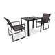 thumbnail image 1 of Comedor De Terraza-Balcon Cerdeña 2 Sillas Gris, 1 of 6