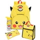 thumbnail image 1 of Set de mochilas Pokémon Pikachu de 4 piezas con lonchera y botella de agua, 1 of 3