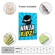 thumbnail image 2 of Ninja Kids Cuadro decorativo colgante - Arte de pared - Póster enmarcado - Decoración de pared - Regalos para familia, amigos y aficionados 20*30 cm, 2 of 6