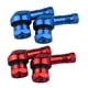 thumbnail image 5 of Vástagos De Válvula De Rueda De Motocicleta Universales De Aluminio CNC De 90 Grados Rojo Y Azul, 5 of 5
