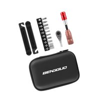 Magideal - Juego De Herramientas De Reparación De Bicicletas, Kit Multiherramienta Para Bicicletas, Liberación Rápida De Emergencia, Estuche Rígido, Juego De Rep Sin Parche De Llanta