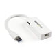 thumbnail image 2 of Adaptador USB 3.0 a Ethernet Gigabit NIC con puerto USB - Blanco, 2 of 9