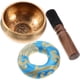 thumbnail image 1 of 4 juegos de cuencos de cobre para el Salón de Buda, decoración de cuencos antiguos, cuencos con sonido exquisito, piedra de pulido manual, 1 of 7