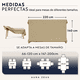 thumbnail image 3 of Mantel Rectangular Lino Antimanchas 220 x 140 Cm Mesa Beige Az, 3 of 10