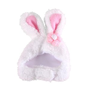 Magideal - Sombrero De Gato Para Mascotas, Accesorios Para Fotos, Tocado Cálido Y Bonito, Disfraz De Gato, Tocado De Gatito, Sombrero De Conejo, Tocado Adorable Flor