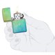 thumbnail image 5 of Encendedor De Bolsillo Diseño Pavo Real Acabado Teal Brillante, 5 of 6