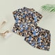 thumbnail image 4 of Conjunto de pantalones cortos para bebé niño pequeño, traje de playa de verano con estampado floral, traje de vacaciones para niño, chándal infantil con estampado floral (azul n.° 3, 12-18 meses), 4 of 6