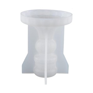 Magideal - Modelo De Portavelas De Silicona, Modelo 3D Textura Transparente Modelo De Fundición Suave Para Portavelas Hecho A Mano Artesanía Fabricación De Porta