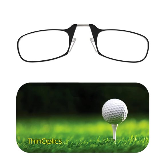 Gafas correctivas ThinOptics Tee Off de 51 mm con aumento de 1.5