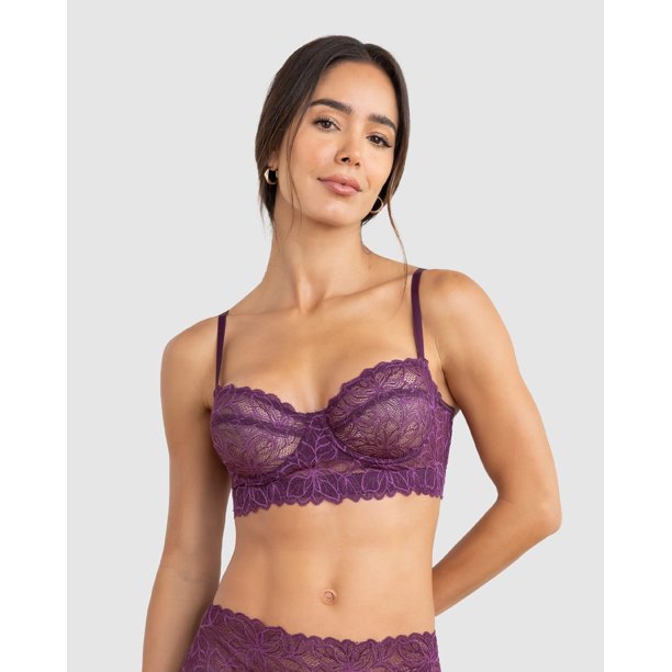 Sostén balconet de corte corsetero D46024