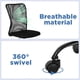 thumbnail image 5 of Silla de oficina FDW con respaldo medio, malla, sin brazos, soporte lumbar giratorio, 5 of 7