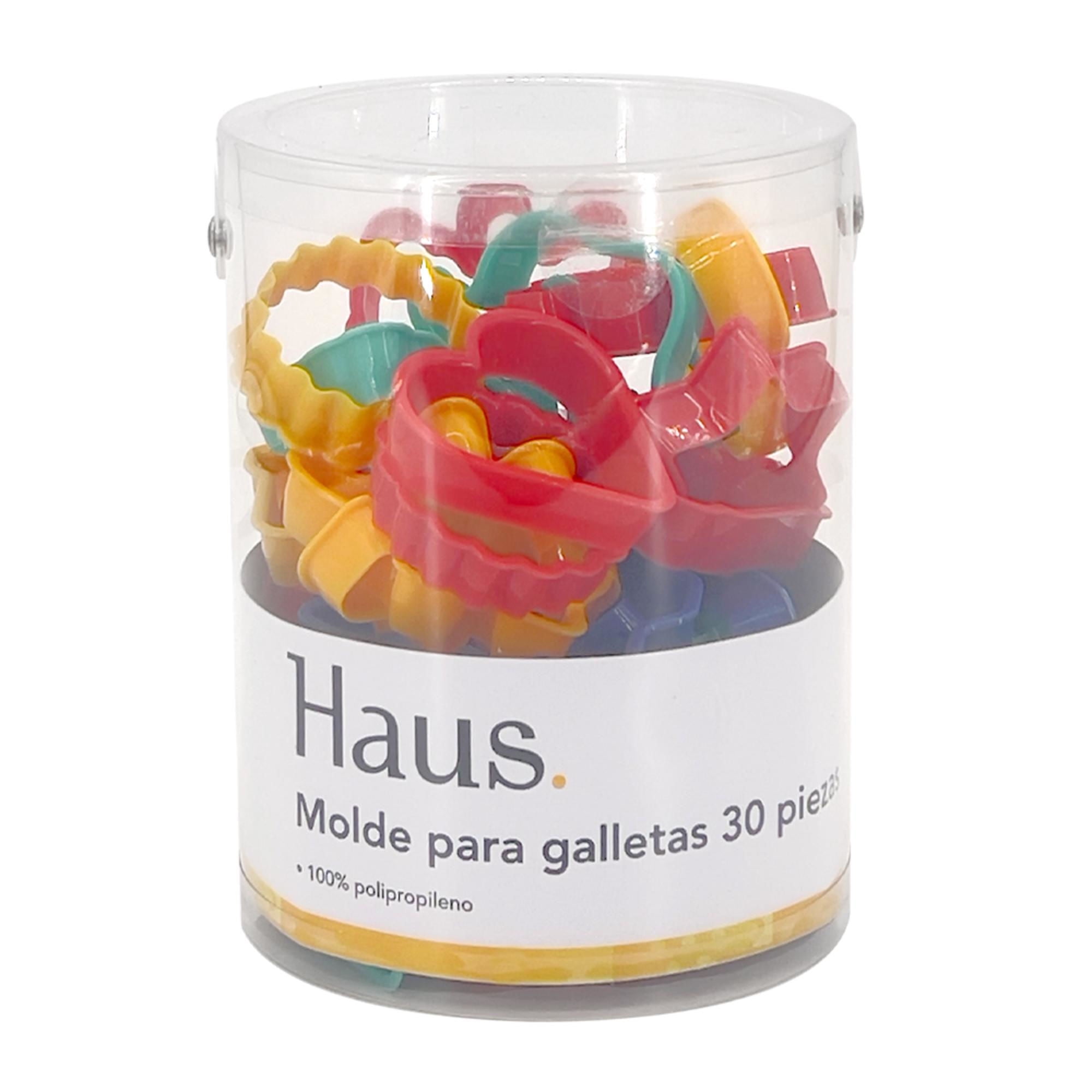 Haus - Set De Molde Cortadores De Galletas 30 Piezas Pp Multicolor