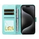 thumbnail image 3 of Funda Billetera FOXDOCK Compatible con Xiaomi 14T Pro, Diseño Perrito Tierno, Ranuras para Tarjetas y Soporte Plegable, 3 of 6