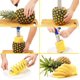 thumbnail image 5 of Descorazonador y rebanador de piña Zulay Kitchen de acero inoxidable, 5 of 9