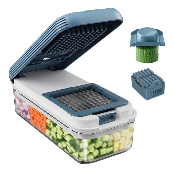 Cortador de alimentos Fullstar 8 en 1 para cocina - negro