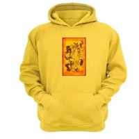 Genérico - Polerón Canguro Guns N´ Roses Amarillo Talla S Unisex