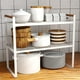 thumbnail image 2 of Repisa Organizador Cocina Acero Madera 2 Niveles 54cm Ancho Color Negro, 2 of 6