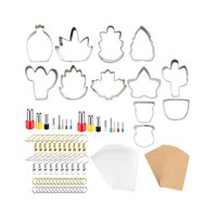 Bothyi - 128X Cortador De Arcilla Polimérica Para Aretes Suministros Para Hacer Aretes De Arcilla Hechos A Mano