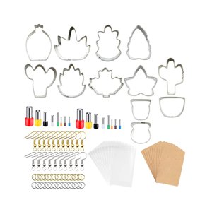 Bothyi - 128X Cortador De Arcilla Polimérica Para Aretes Suministros Para Hacer Aretes De Arcilla Hechos A Mano