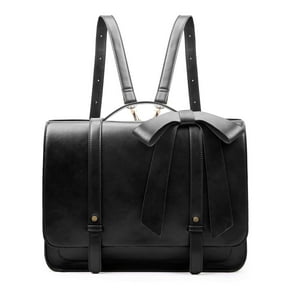 Ecosusi - Mochila Y Maletín Con Lazo Removible Summer Garden Romance Para 14 - Negro