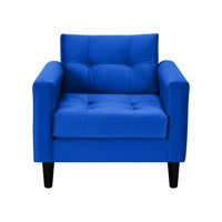 Bodevir - Sofa Retro 1C Felpa 00 Azul Rey