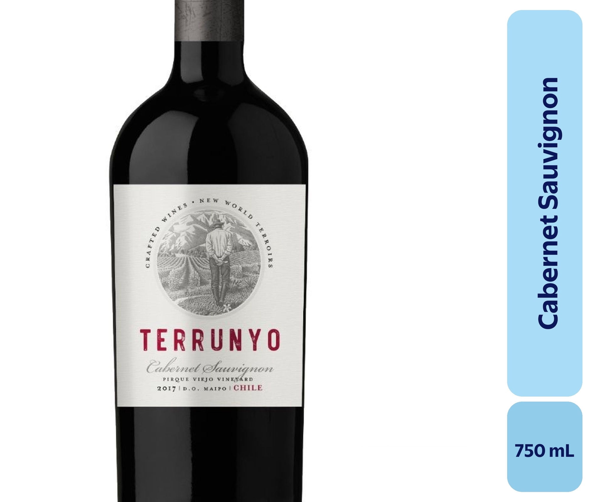 Vino Cabernet Sauvignon Botella 750 mL Terrunyo