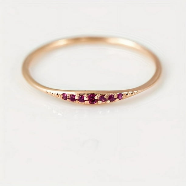 Stunning Inlaid Synthetic Gem Ring for Engagement, Wedding, and Bridal Jewelry