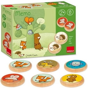Diset - Juego Memory Madera Tom Y Amigos Del Bosque