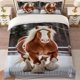 thumbnail image 1 of Gypsy Vanner Themed Print Three-Piece Bedding Set Soft Duvet Cover And Two Pillowcases, 1 of 5