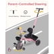 thumbnail image 3 of Triciclo KRIDDO 2 en 1 para niños pequeños con dirección rosa, 3 of 6