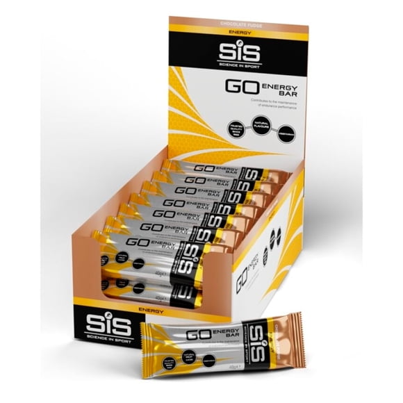 Caja SIS Barra Go Energy Plátano Caramelo 40g 30U