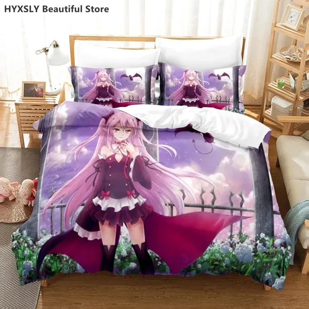 Seraph of the end Bedding Set Pillowcases Full Boy Girl Kids Teens Duvet Cover Home Textile Bed Sheets