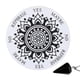 thumbnail image 3 of Tablero De Péndulo De Estrella Brujería Con Colgante Negro Collar Rebanada Radiestesia Blanco A, 3 of 5