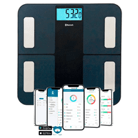 Senssun | Balanza Pesa Digital Inteligente Con Bioimpedancia | Bluetooth | Compatible Ios Y Android
