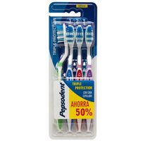 Cepillo De Dientes Acción Antiplaca 4Un 4 Un Pepsodent