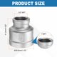 thumbnail image 2 of Acoplamiento reductor Uxcell 1" x 1/2" NPT rosca hembra reductor de acero inoxidable 304 para tubo de agua, aceite, gas, 2 of 6