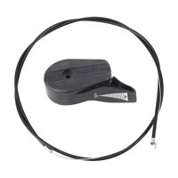 Ioensy - Cortacésped Cable Del Acelerador Interruptor De Control Palanca Mango Conjunto Reutilizable Universal Negro