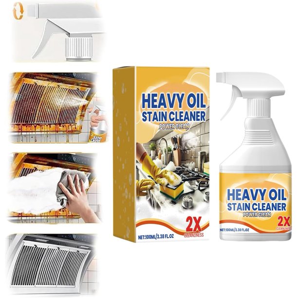Spray limpiador grasa cocina removedor aceite pesado encimeras estufa hornos