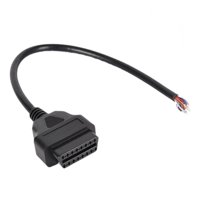 Magideal - Cable Adaptador De 16 Pines A Obd2 De 12-24 V Con Conector De 16 Pines A Obd2