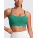 thumbnail image 2 of Sujetador deportivo CRZ YOGA Butterluxe para mujer, acolchado en la espalda en Y, verde, 2 of 4